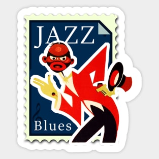 Jazz or Blue? The Master of Ceremonies wants to know! Sticker